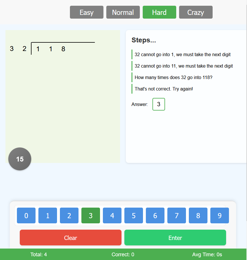 Teaching Game Screenshot