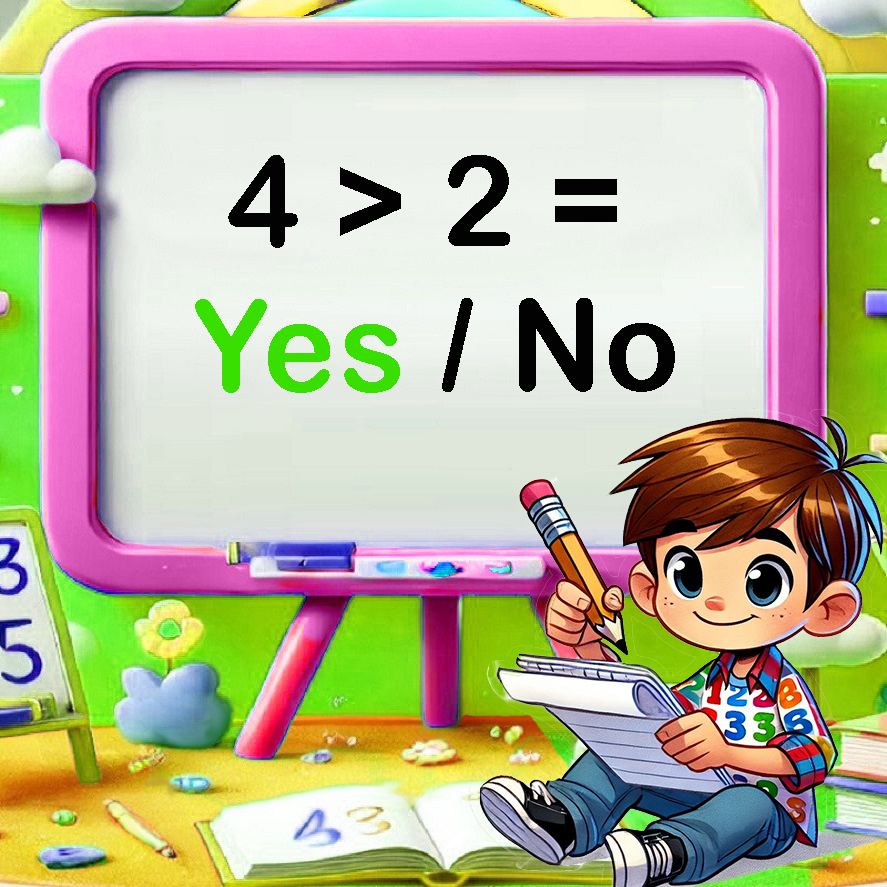 Practice Bigger or Smaller Game