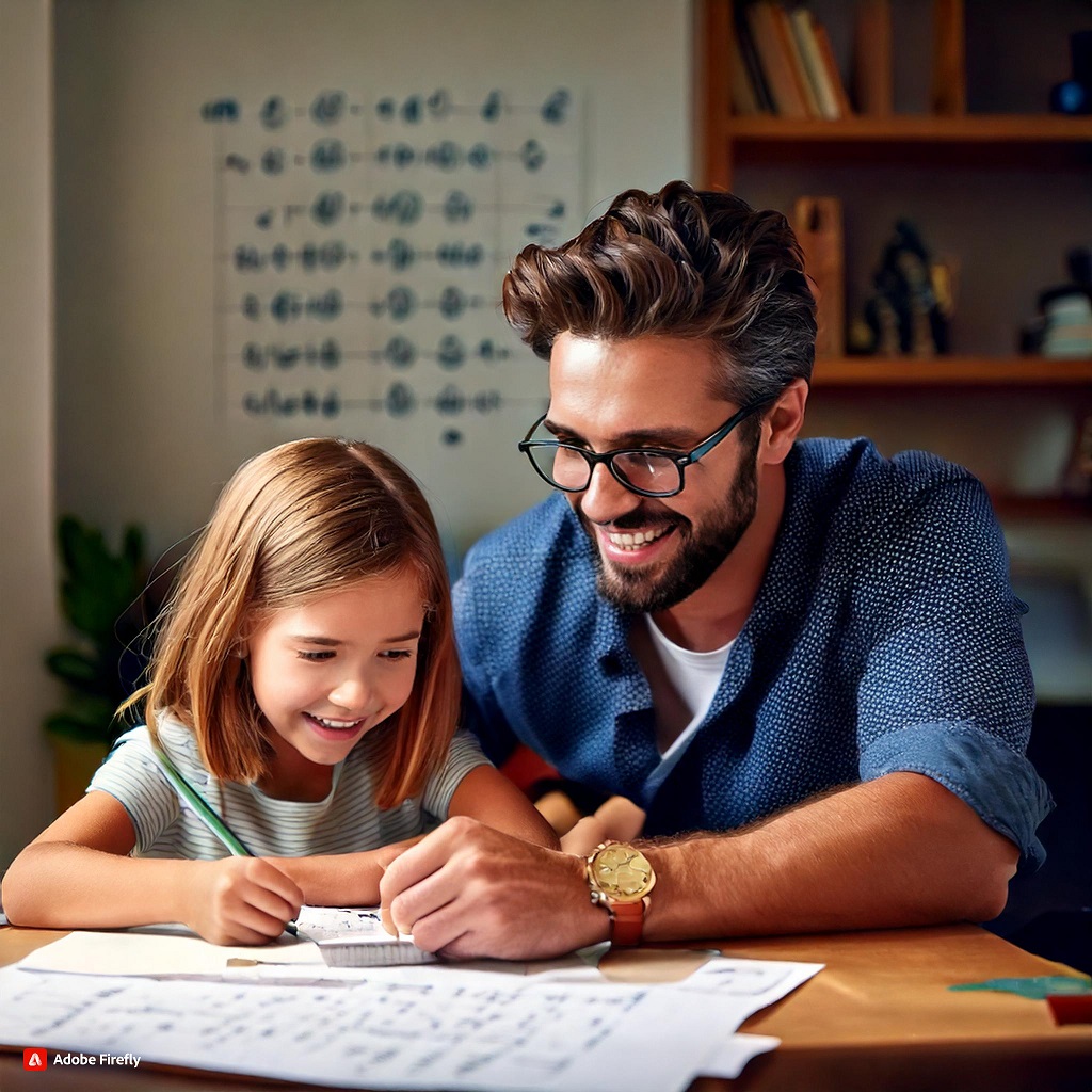 Children learning maths